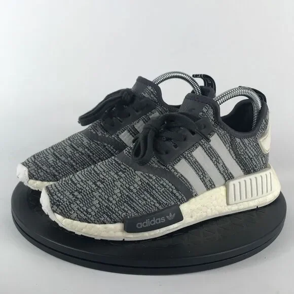 adidas | Shoes | Adidas Nmd R Primeknit Graywhite Running Shoes By335  Womens Size 7 | Poshmark